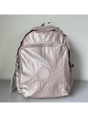 Kipling Small Delia Backpack in Metallic Quartz NWT